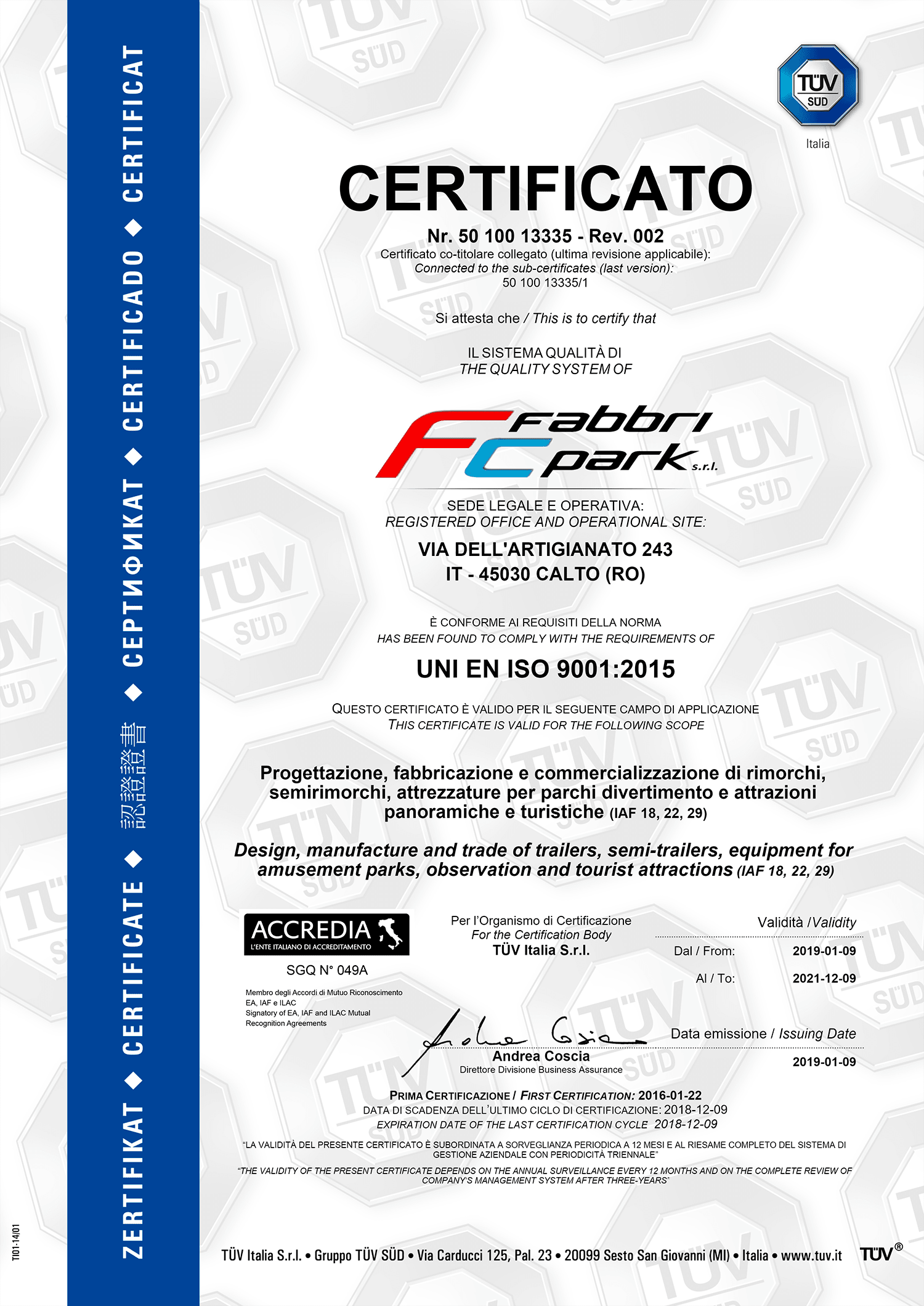 ISO 9001 – FC